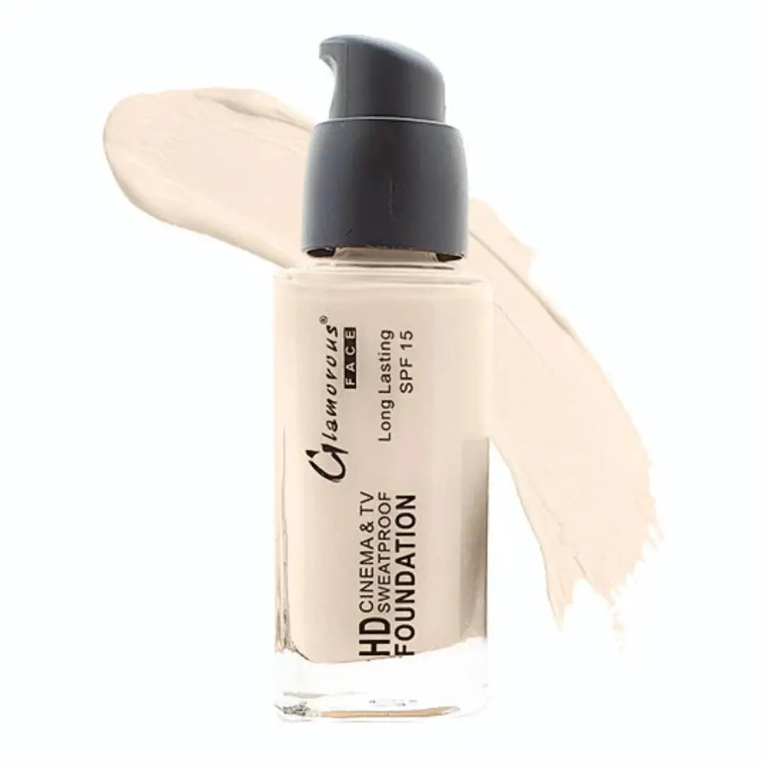 GLAMOROUS FACE HD CINEMA FOUNDATION WHITE IVORY 06