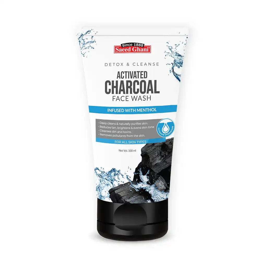 SAEED GHANI ACTIVATED CHARCOAL FACEWASH 100ML
