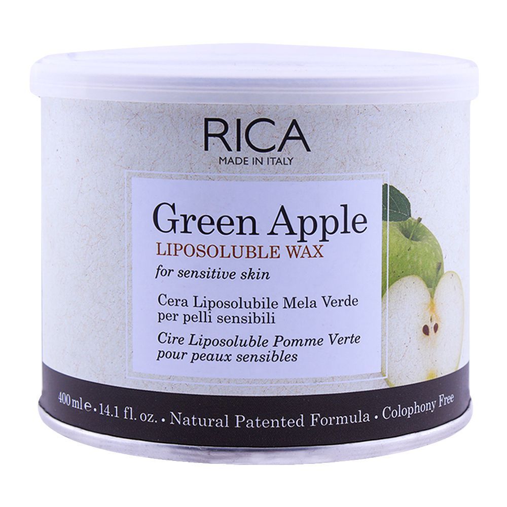RICA GREEN APPLE LIPOSOLUBLE WAX 400ML