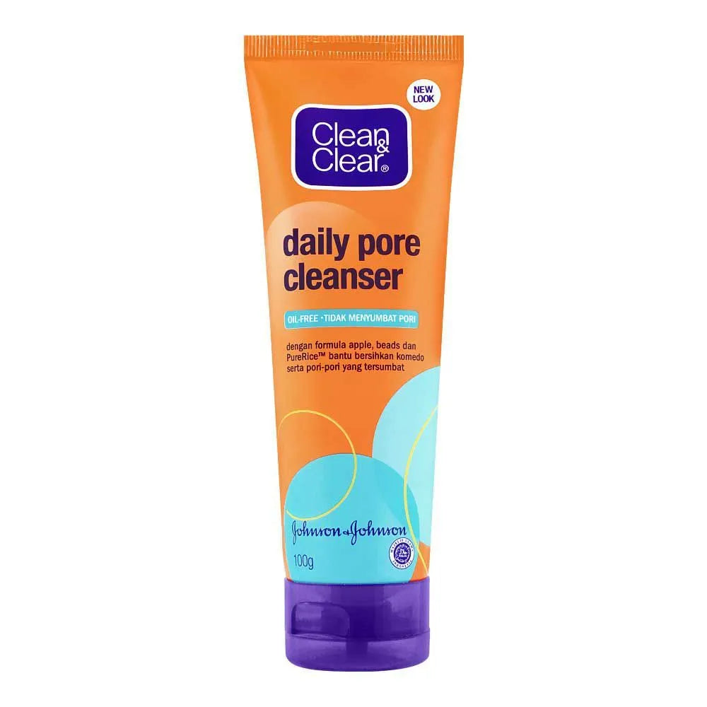 CLEAN & CLEAR DAILY PORE CLEANSER FACE WASH 100GM