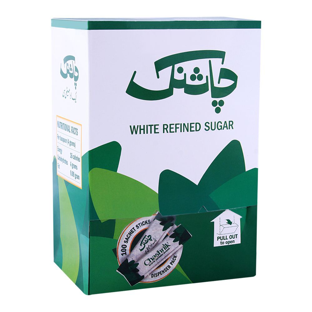 CHASHNIK WHITE REFINED SUGAR 100 SACHET