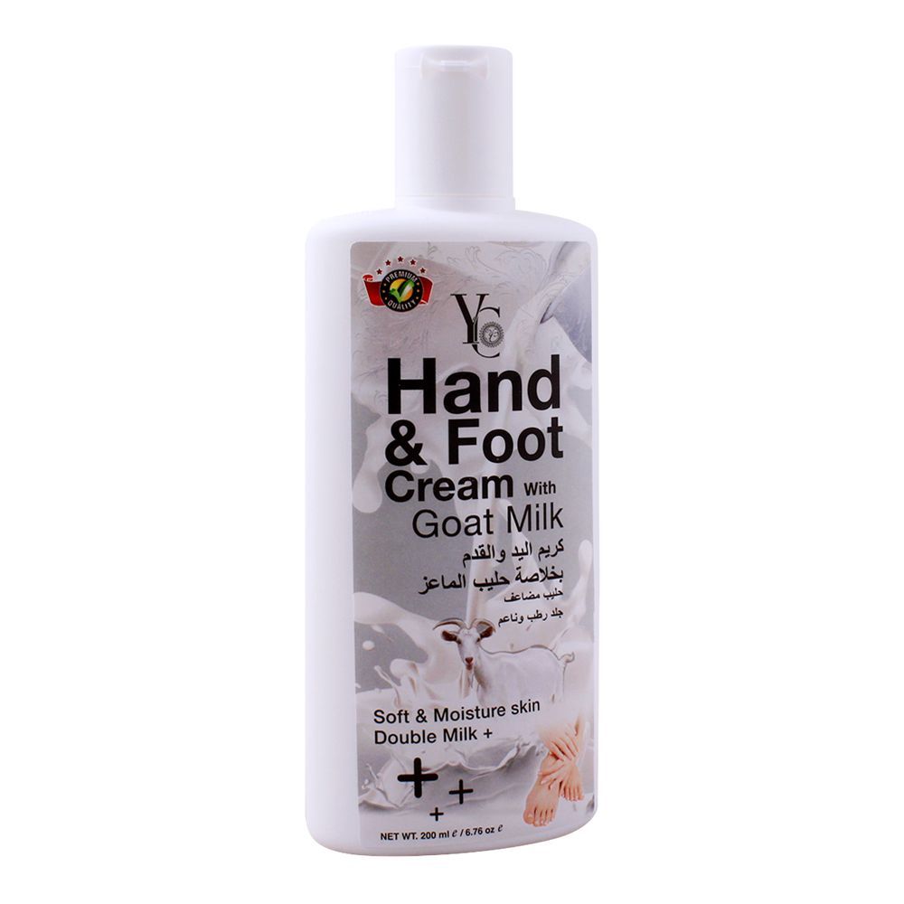 YC HAND & FOOT CREAM GOAT MILK 200ML