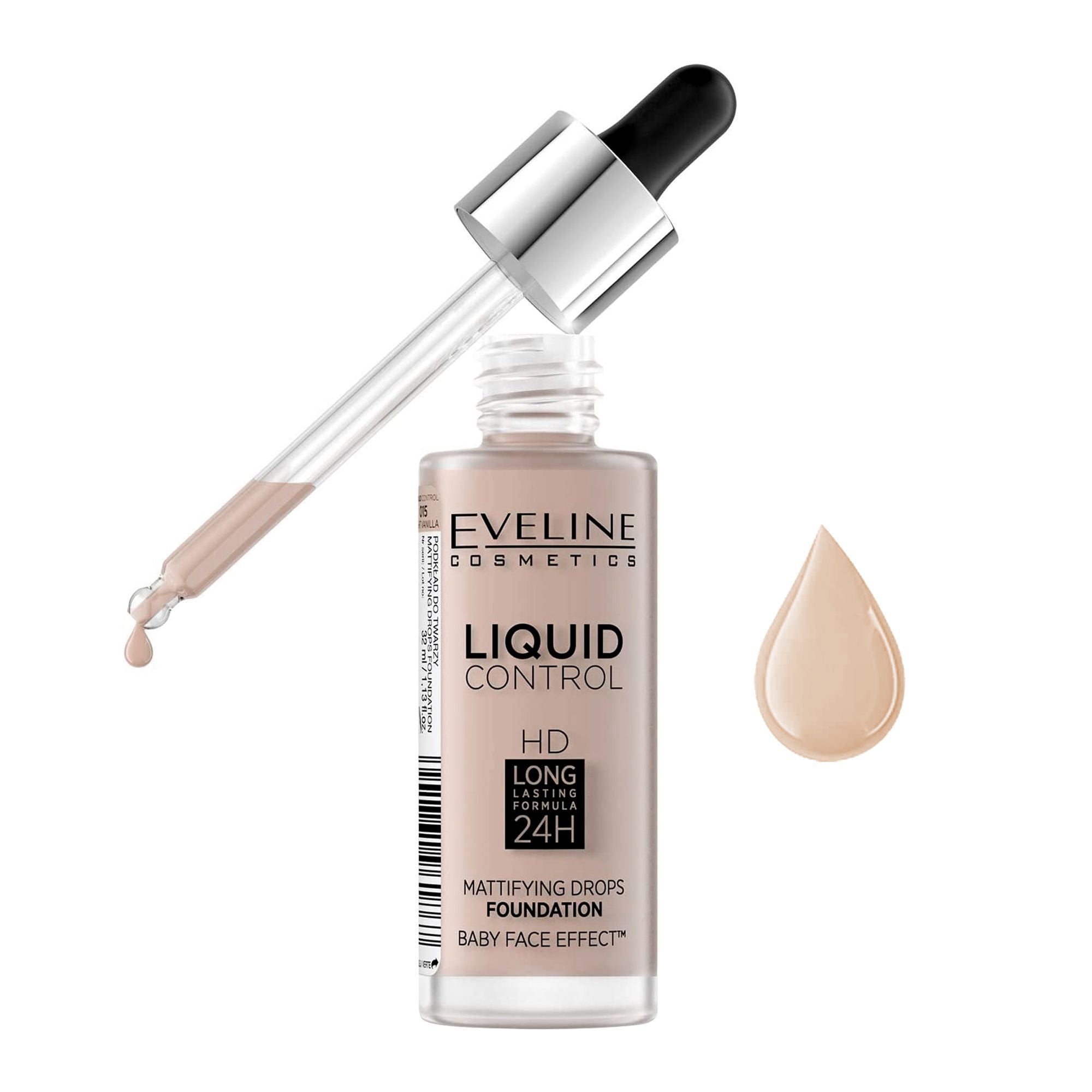 EVELINE LIQUID CONTROL FOUNDATION 24H #005