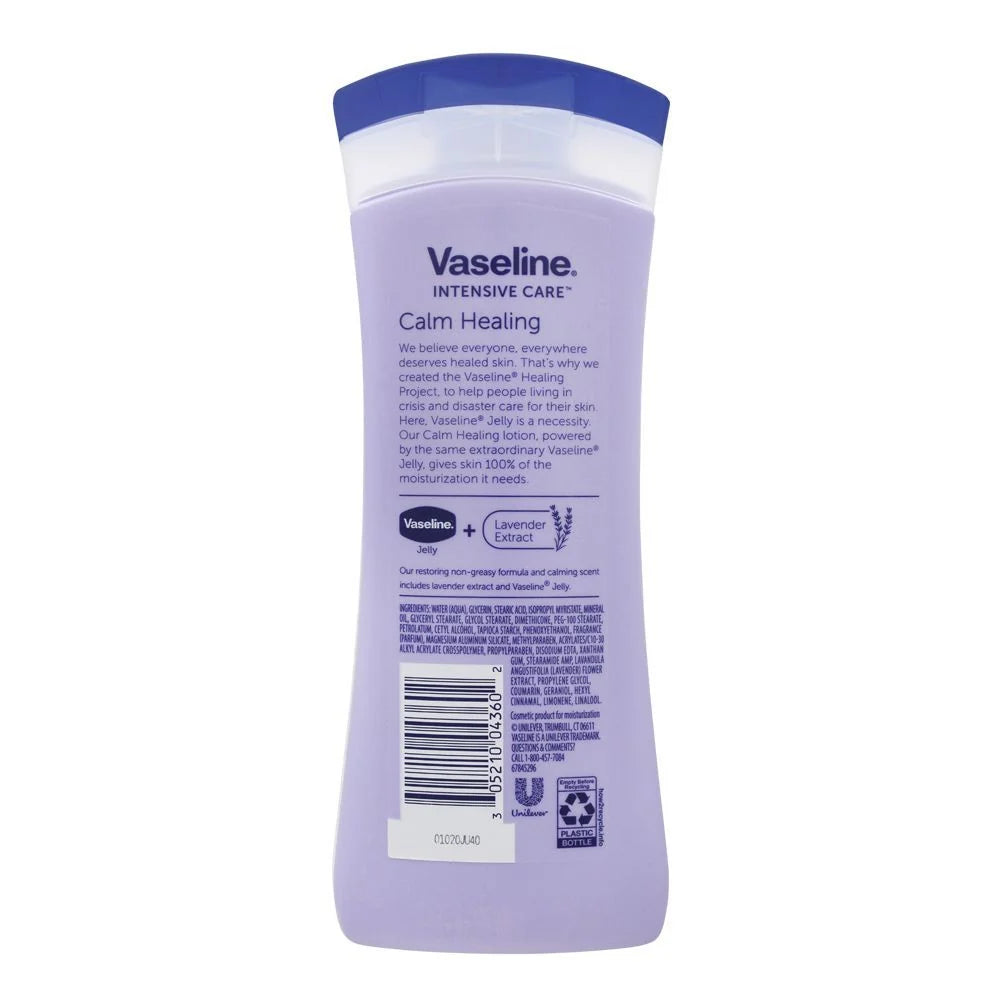 Vaseline - Intensive Care Calm Healing Body Lotion – Soothing Lavender & Deep Hydration – 295ml