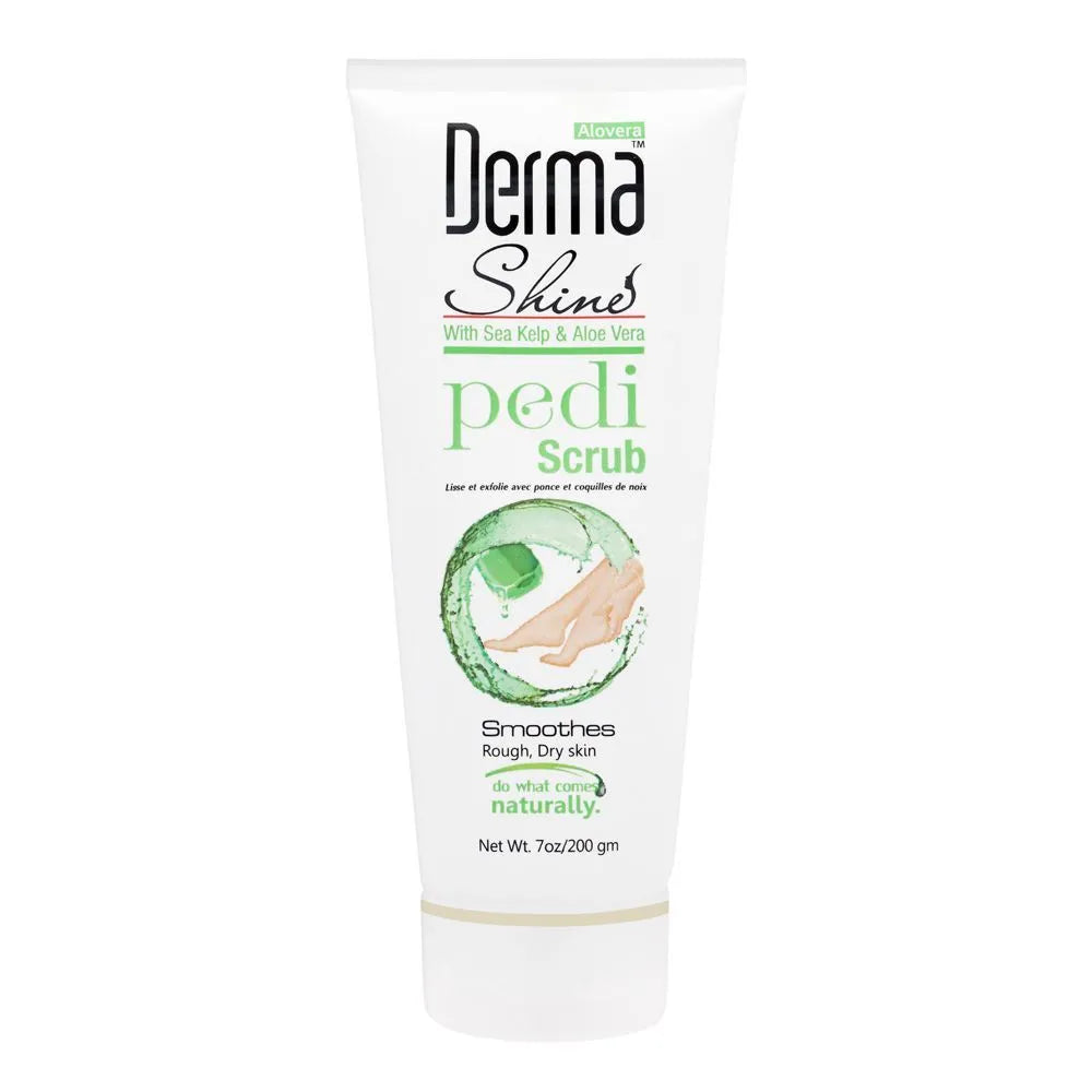 DERMA SHINES PEDI SCRUB ALOE VERA 200G