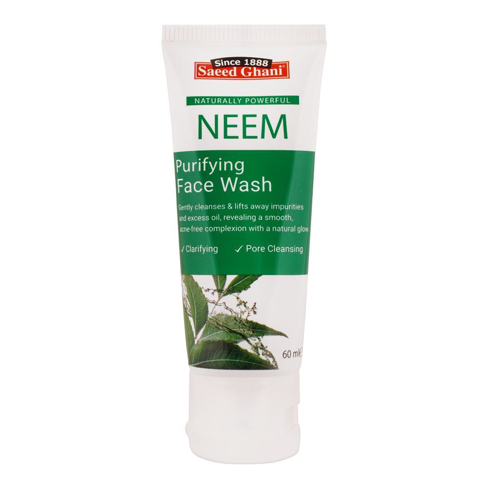 SAEED GHANI NEEM PURIFING FACE WASH 60ML