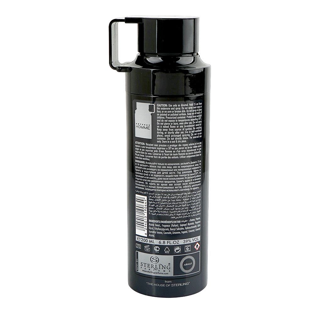 Armaf Odyssey Homme For Men Exclusive Edition Perfumed Body Spray, For Men, 200ml