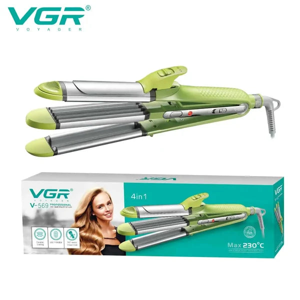 VGR V-569 Professional 4-in-1 Hair Beauty Styler (Green)