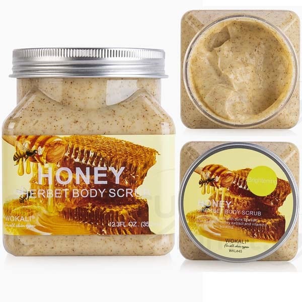 Wokali Honey Sherbet Body Scrub(350ml)