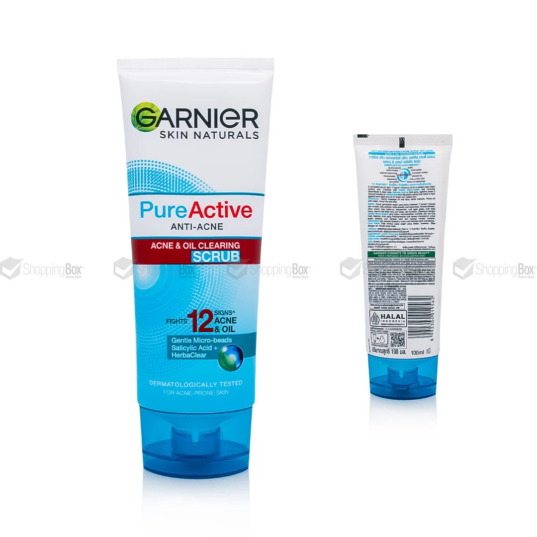 Garnier Skin Naturals Pure Active Anti-Acne & Oil Clearing Scrub