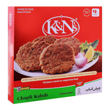 K&N CHAPLI KABAB 12PCS 888G