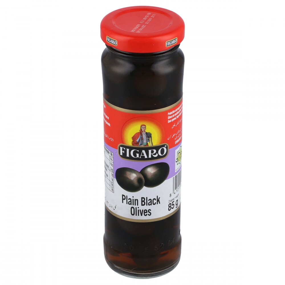 FIGARO PLAIN BLACK OLIVES 85G