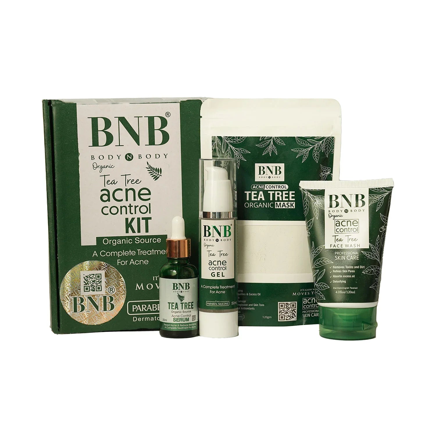 BNB TEA TREE ACNE CONTROL KIT