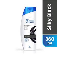 HEAD&SHOULDERS SILKY BLACK 360ML