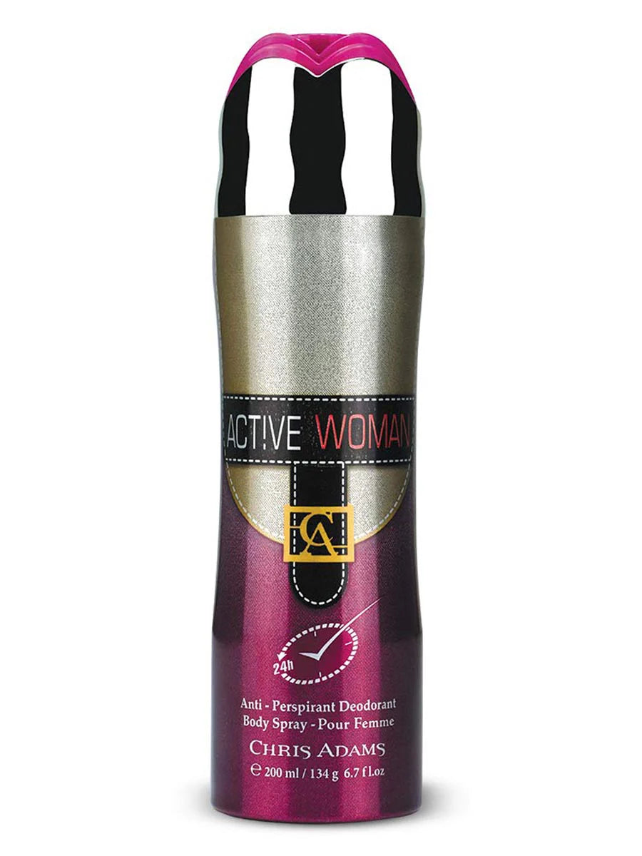 CA CHRIS ADAMS ACTIVE WOMAN BODY SPRAY 200ML