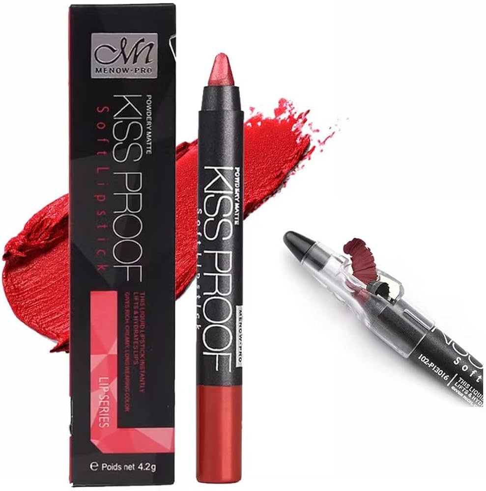 GLAMOROUS POWDENY MATTE KISS PROOF LIP PENCIL 7824