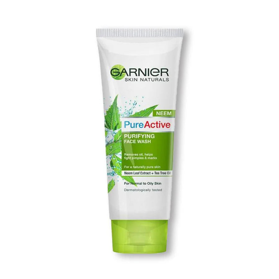 GARNIER FACE WASH PURE ACTIVE 100ML