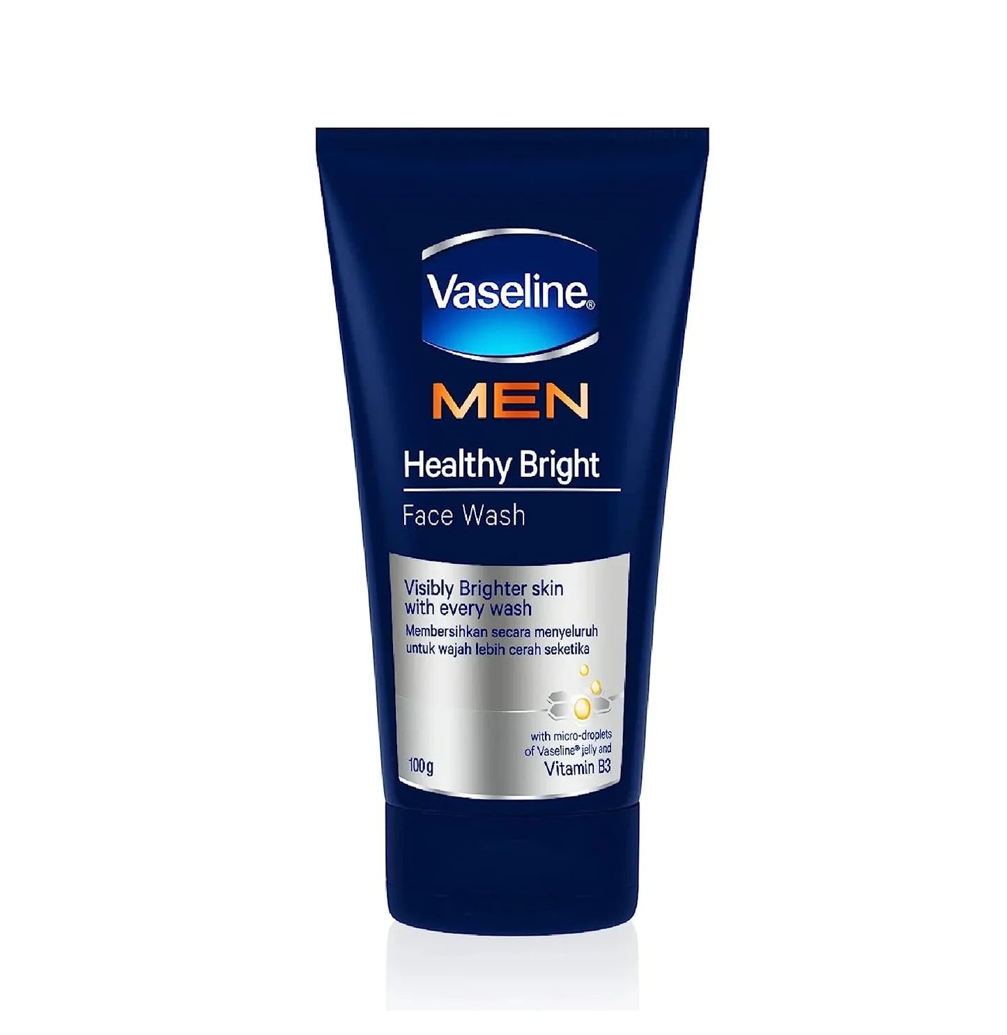 VASELINE MEN HEALTHY BRIGHT FACEWASH 100G