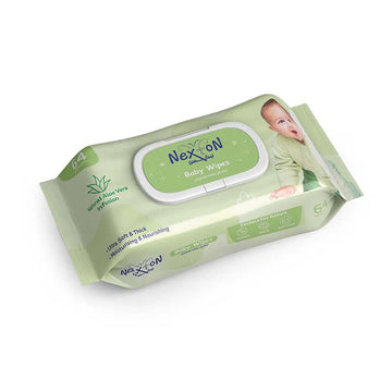 Nexton Baby Wipes Natural Aloe Vera 64 Sheets