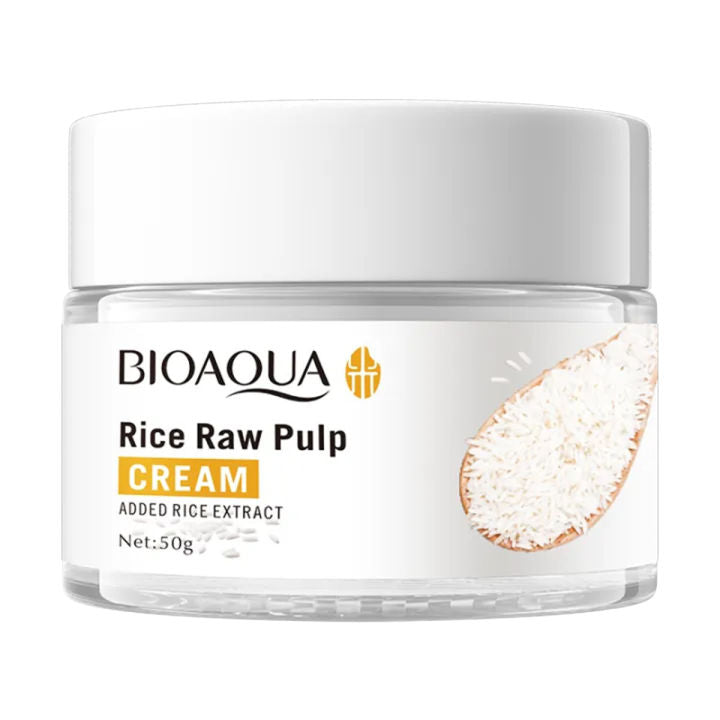 BIOAQUA RICE RAW PULP FACE CREAM 50G