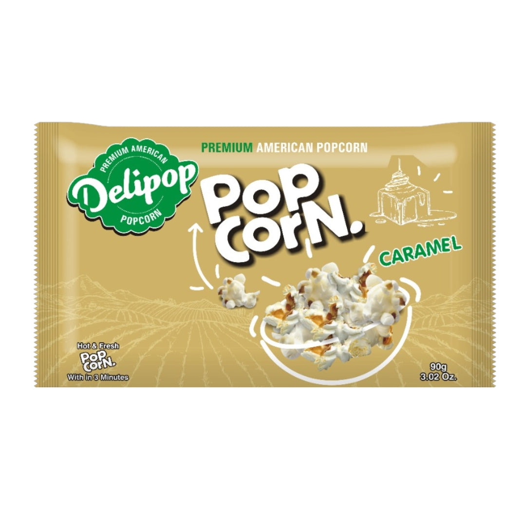 DELIPOP POP CORN CARAMEL 90G