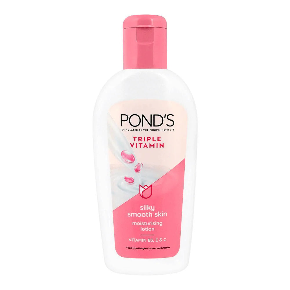 PONDS TRIPLE VITAMIN SILKY LOTION 200ML