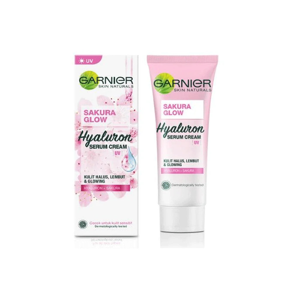 GARNIER SAKURA GLOW HYALURON SERUM CREAM 40ML