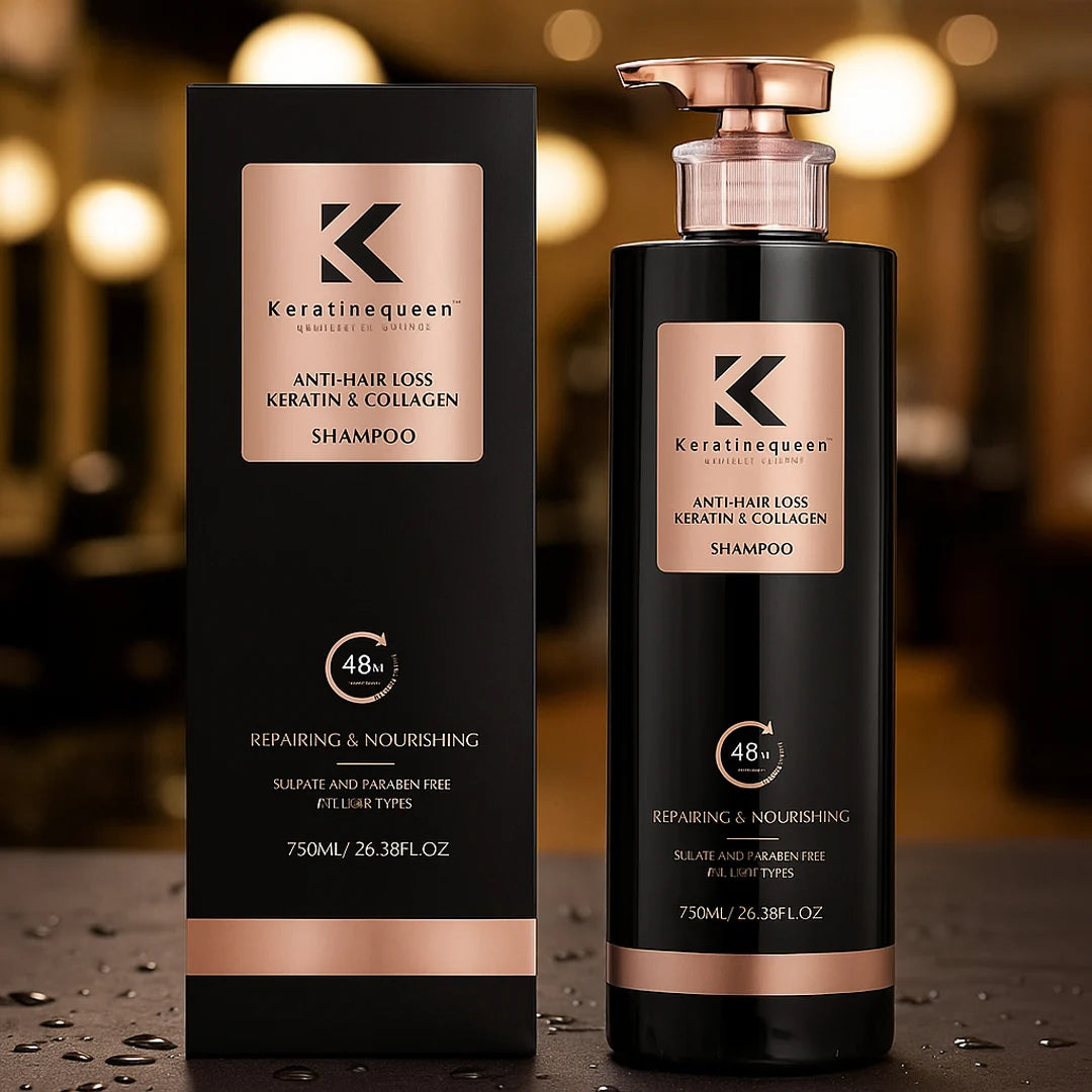Keratine Queen Anti Hair Loss Keratin & Collagen Shampoo