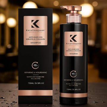 Keratine Queen Anti Hair Loss Keratin & Collagen Shampoo