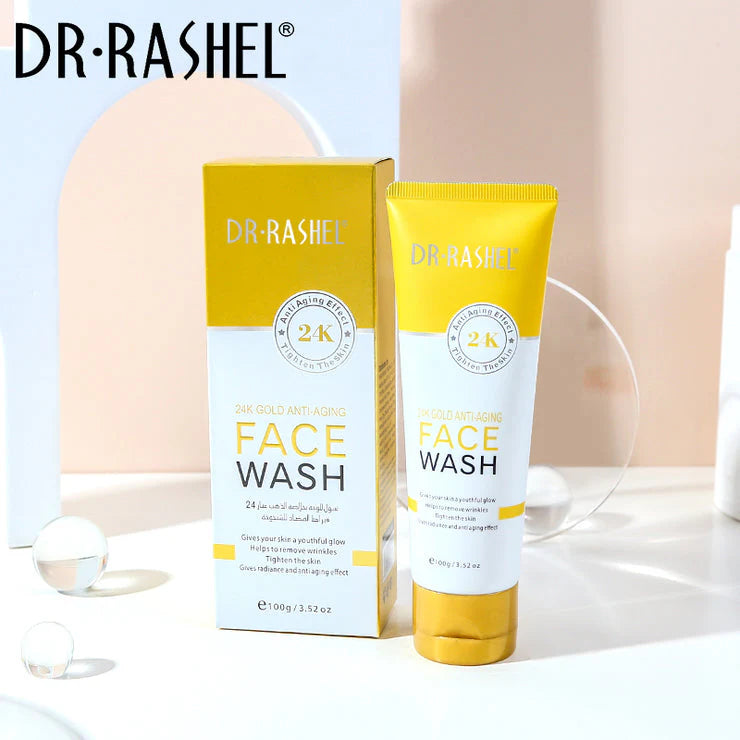 DR RASHEL FACE WASH 24K GOLD 100G