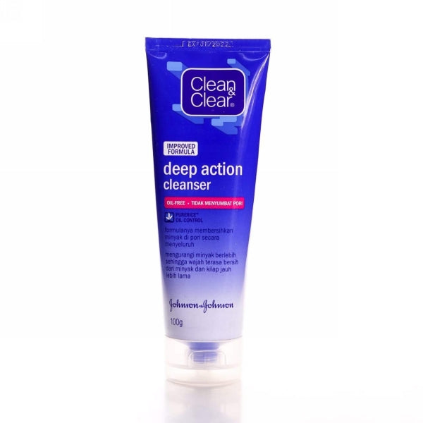 CLEAN & CLEAR DEEP ACTION  CLEANSER WASH 100GM