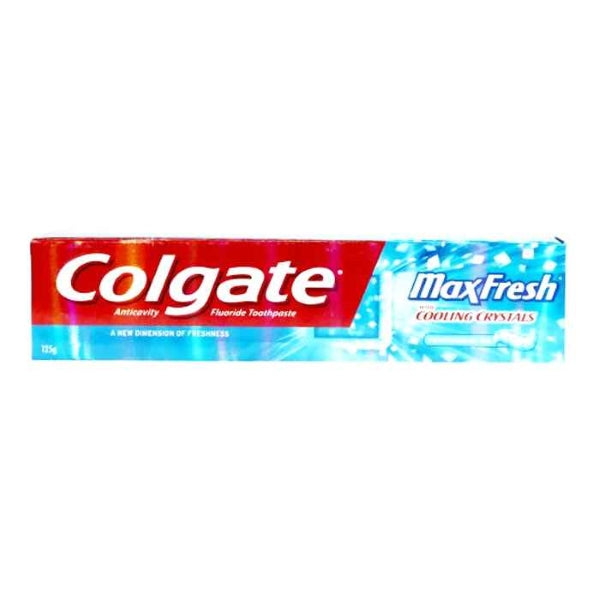 COLGATE BLUE GEL ANTICAVITY TOOTHPASTE MAX FRESH 125G