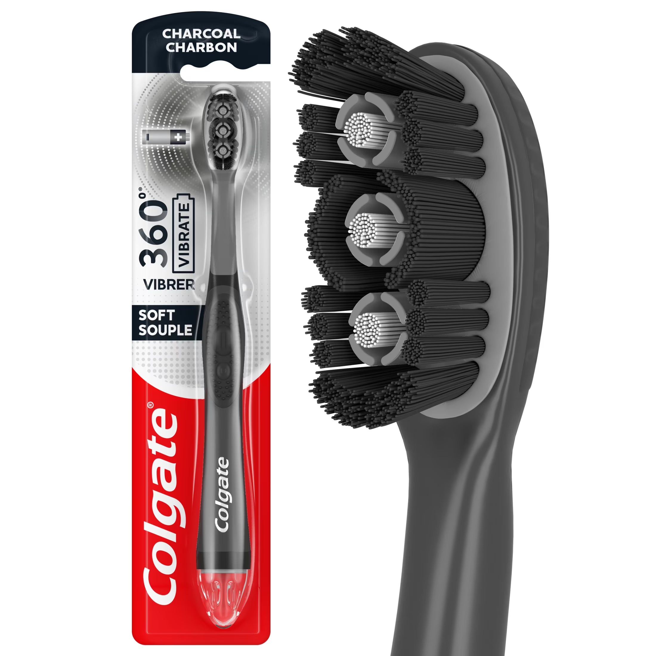 COLGATE TOOTH BRUSH 360 DEGREE CHARCOAL