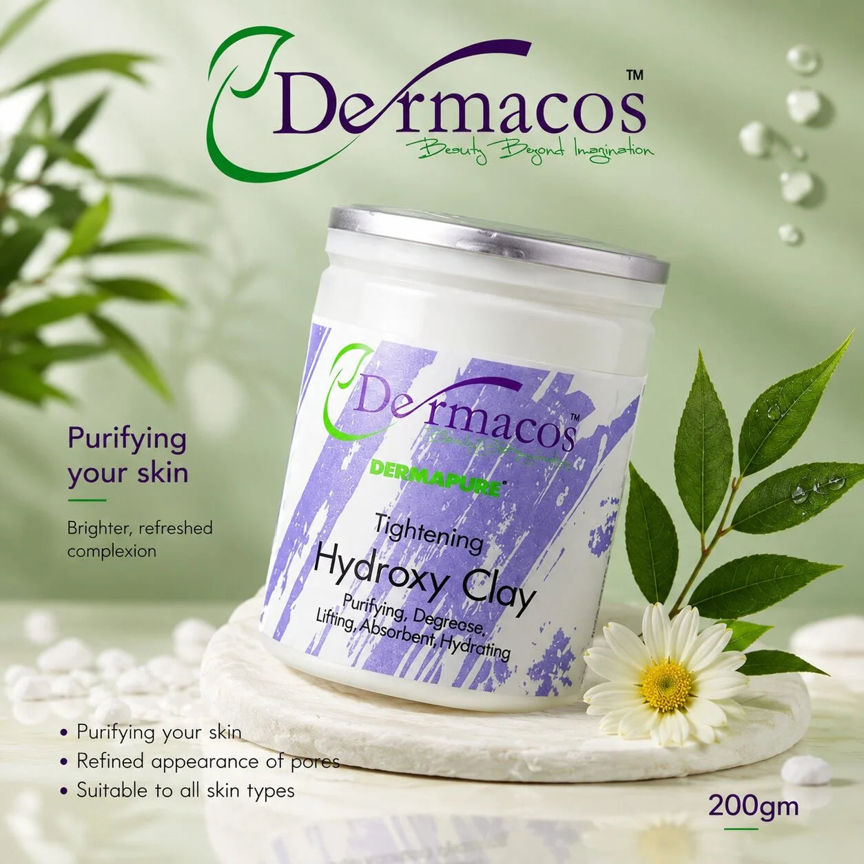 Dermacos Tightening Hydroxy Clay 200 gms