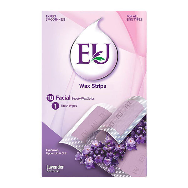 EU WAX STRIPS LAVENDER SOFTNESS 12PCS
