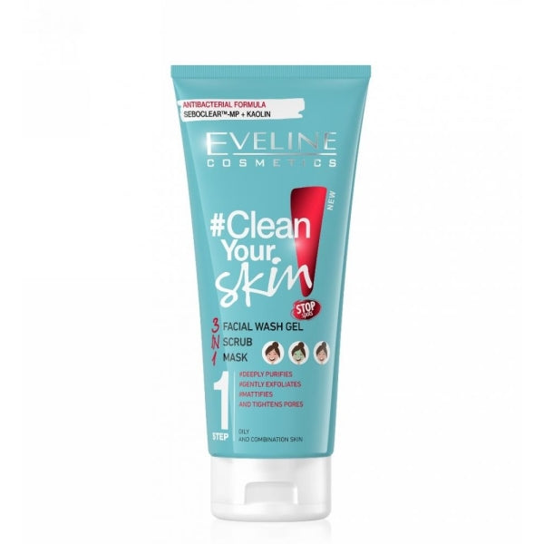 EVELINE CLEAN YOUR SKIN 3IN1 200ML