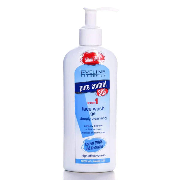 EVELINE PURE CONTROL FACE WASH 200ML