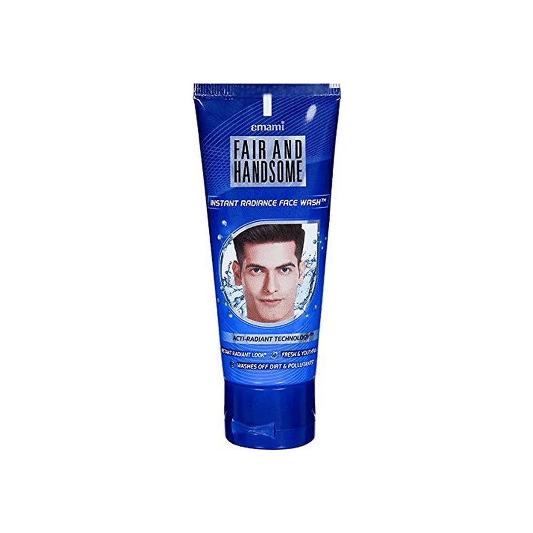 EMAMI HAIR & HANDSOME INSTNAT RADIANCE FACE WASH 100G