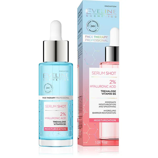EVELINE SERUM SHOT 2% HYALURONIC ACID MOISTURISING 30ML
