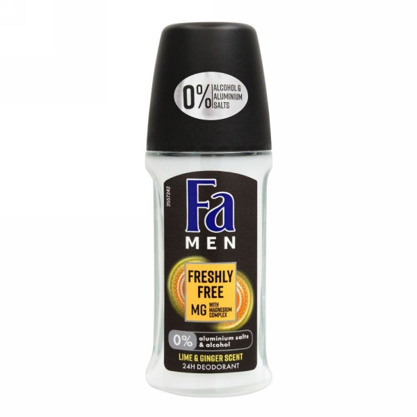 FA MEN FRESHLY LIME & GINGER ROLL ON 50ML