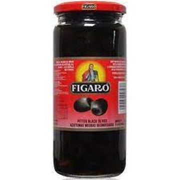 FIGARO PITTED BLACK OLIVES 140GM