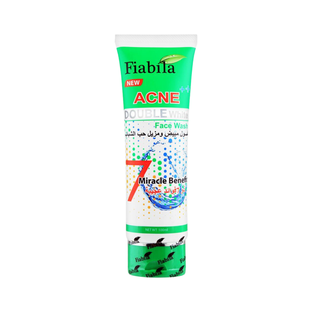 FIABILA ACNE DOUBLE WHITE FACE WASH 100ML