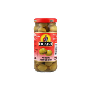 FIGARO PLAIN GREEN OLIVES 140G