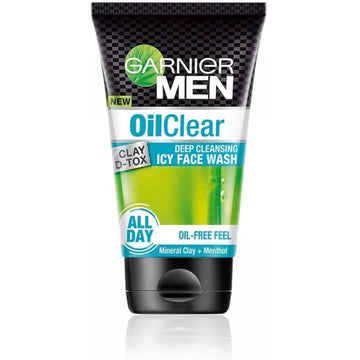 GARNIER MEN OIL CLEAR FACE WASH 100ML