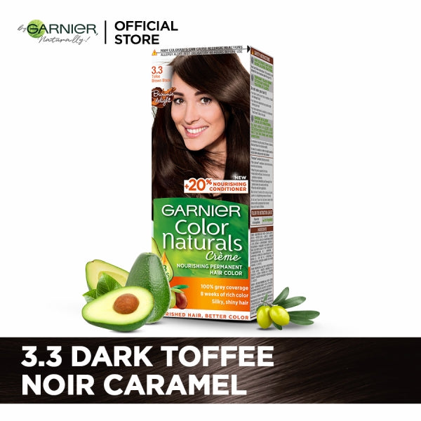 GARNIER COLOR NATURALS 3.3 BROWN BLACK TOFFEE