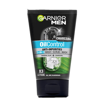 GARNIER MEN OIL CONTROL FACEWASH 100ML
