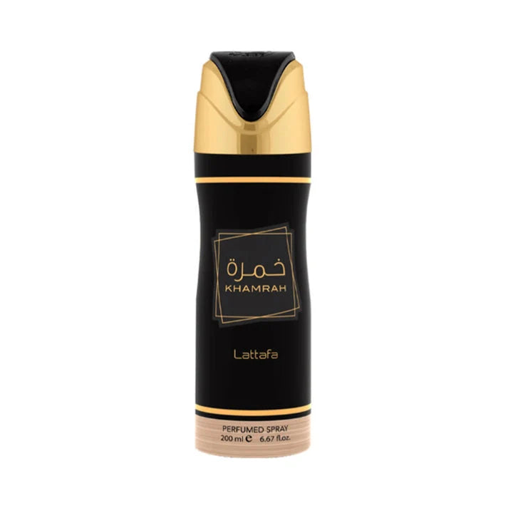 Lattafa Khamrah Deodorant Spray 200ML – Original Long Lasting Arabic Fragrance