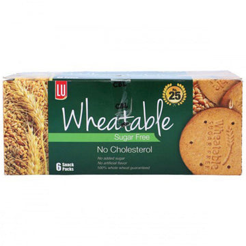 LU WHEATABLE SUGA FREE NO CHOLESTEROL BISCUIT FAMILY PACK 43GM