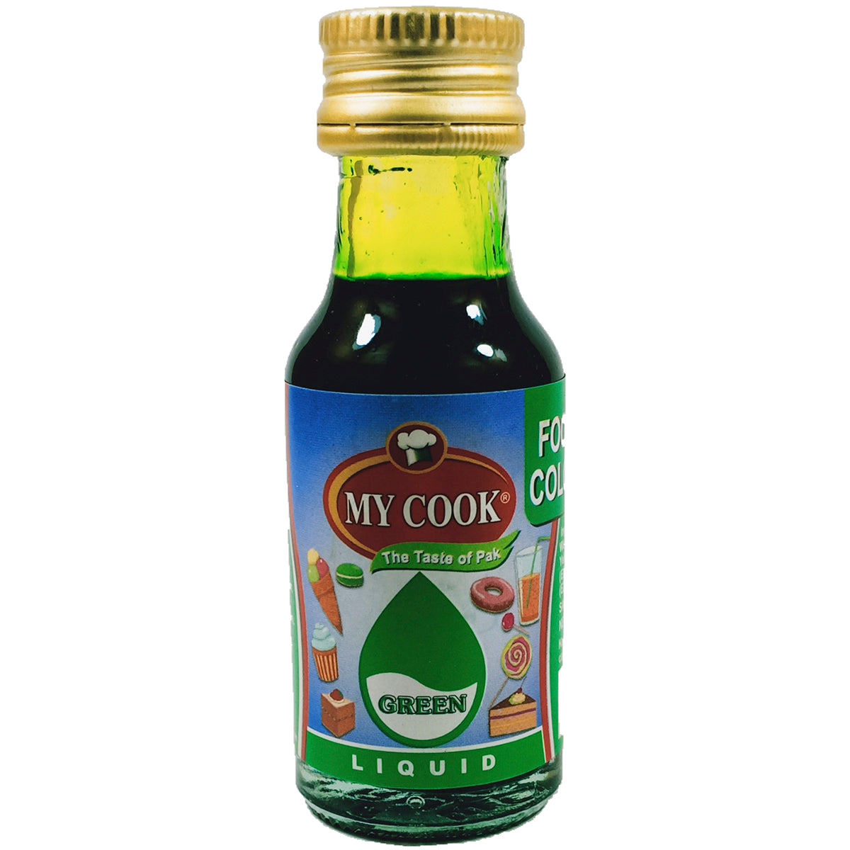 MY COOK GREEN LIQUID FOOD COLOR 28