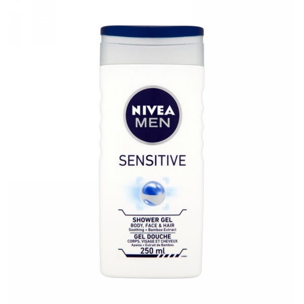 NIVEA SENSITIVE 3IN1 SHOWER GEL 250ML